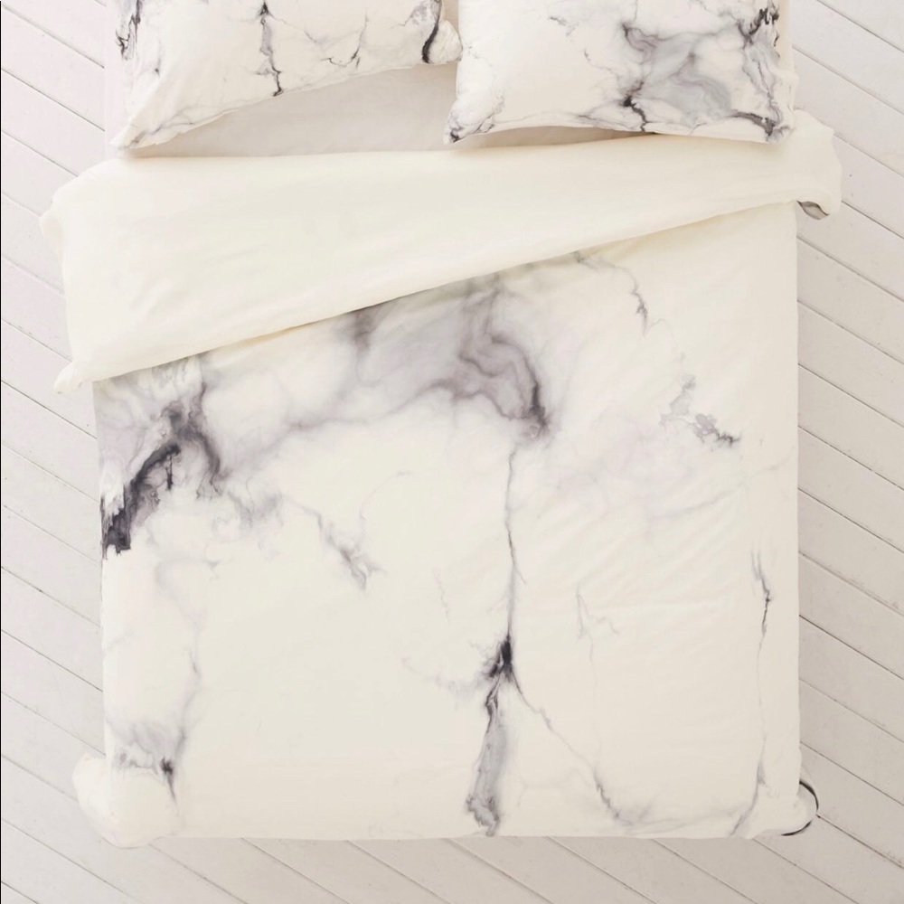 UO Marble Duvet Cover